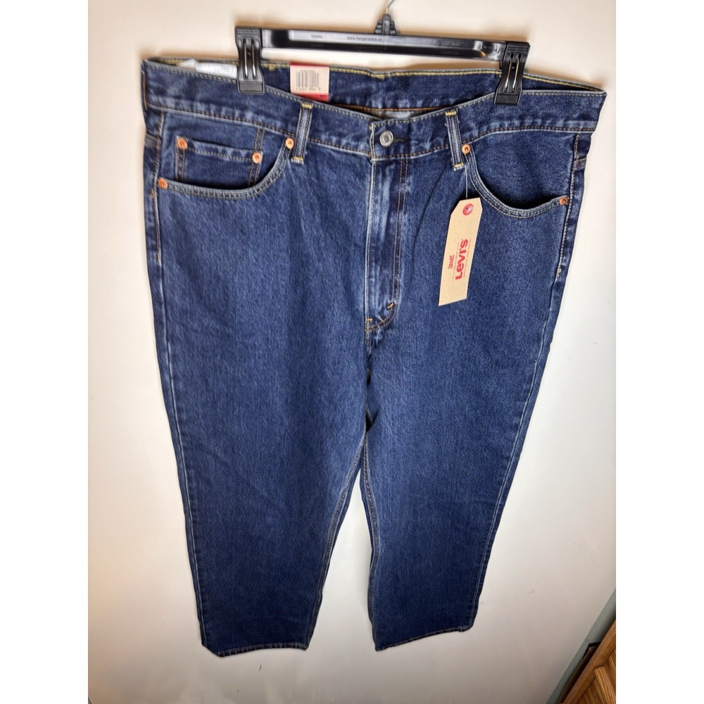 Levi's Men's 550 Relaxed Fit Blue Denim Cotton 5 Pocket Jeans Size W40 x L34 NWT